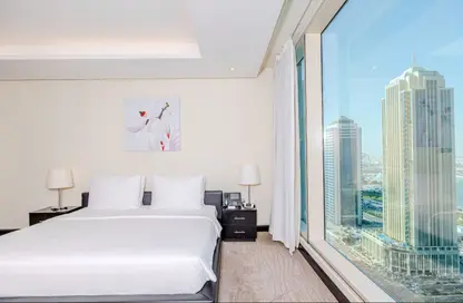 شقة - 2 غرف نوم - 3 حمامات للايجار في أجنحة وريزيدنس كمبينسكي - الخليج الغربي - الدوحة