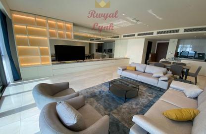 Apartment - 2 Bedrooms - 4 Bathrooms for rent in Seef Lusail Tower 1 - Seef Lusail - Lusail City - Lusail