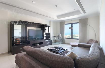 Apartment - 1 Bedroom - 2 Bathrooms for rent in East Porto Drive - Porto Arabia - The Pearl Island - Doha