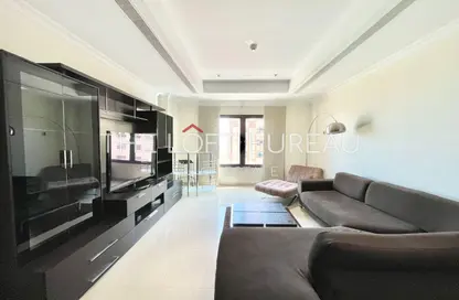 Apartment - 1 Bedroom - 2 Bathrooms for rent in East Porto Drive - Porto Arabia - The Pearl Island - Doha