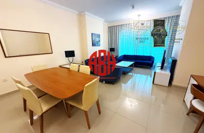 شقة - 3 غرف نوم - 5 حمامات للايجار في برج وست باي - الخليج الجنوبي - الخليج الغربي - الدوحة