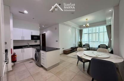 Apartment - 2 Bedrooms - 2 Bathrooms for rent in Lusail Marina Heights - Marina District - Lusail