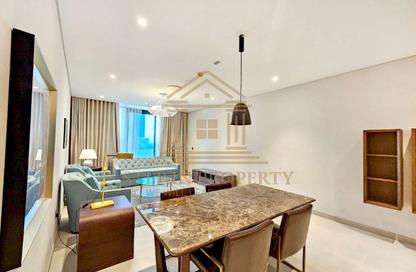 Apartment - 2 Bedrooms - 4 Bathrooms for rent in Lusail Marina Heights - Marina District - Lusail