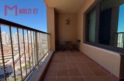 Apartment - 1 Bedroom - 2 Bathrooms for rent in West Porto Drive - Porto Arabia - The Pearl Island - Doha Apartment - 1 Bedroom - 2 Bathrooms for rent in West Porto Drive - Porto Arabia - The Pearl Island - Doha