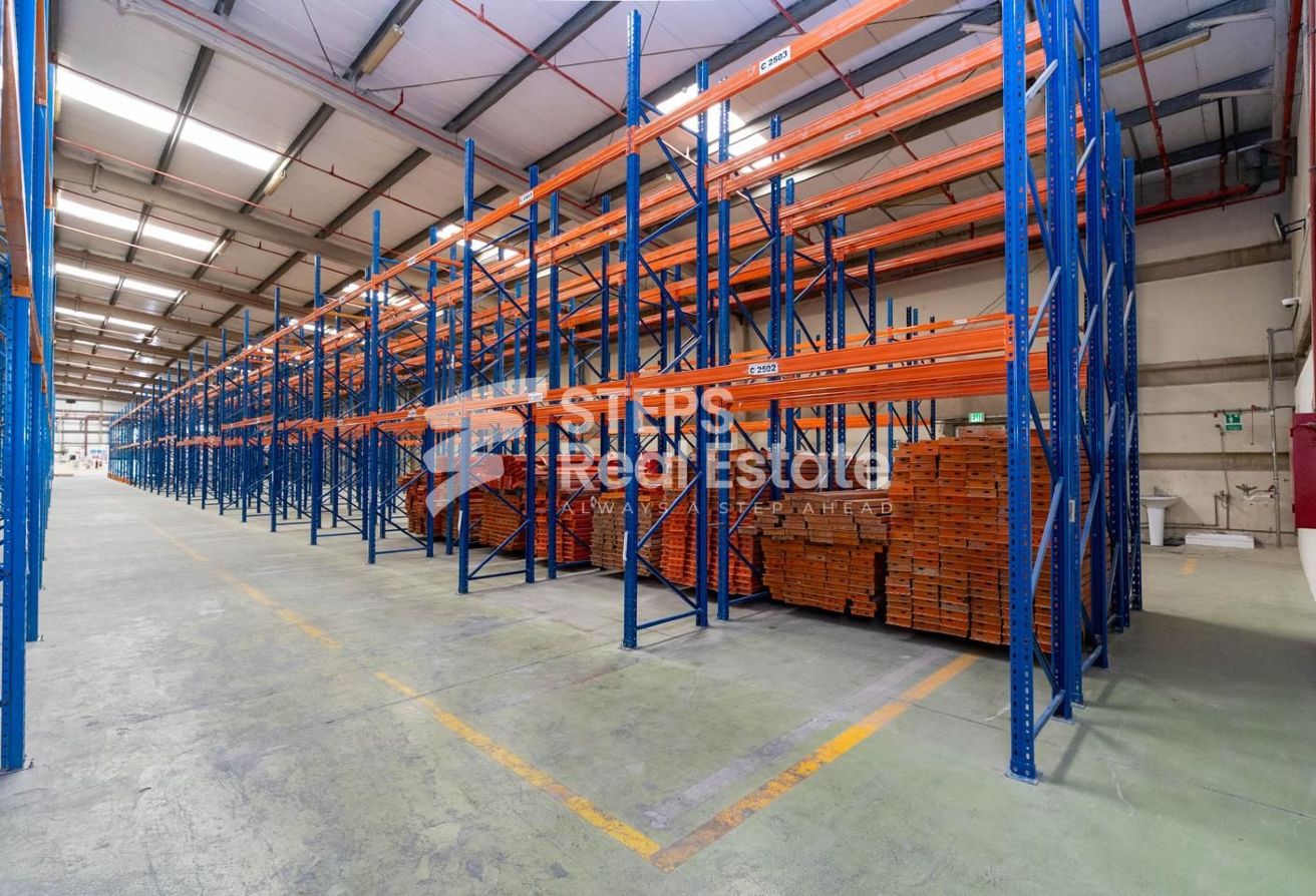 Spacious Warehouse for Rent in Industrial Area