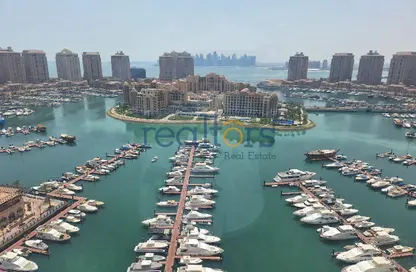 Apartment - Studio - 1 Bathroom for rent in Tower 14 - Porto Arabia - The Pearl Island - Doha