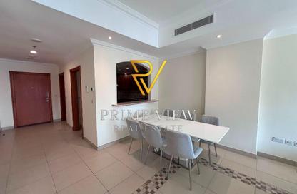 Apartment - 1 Bedroom - 2 Bathrooms for rent in Tower 31 - Porto Arabia - The Pearl Island - Doha