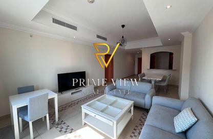Apartment - 1 Bedroom - 2 Bathrooms for rent in Tower 31 - Porto Arabia - The Pearl Island - Doha