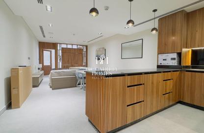 Apartment - Studio - 1 Bathroom for rent in Lusail Marina Heights - Marina District - Lusail