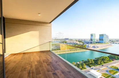 شقة - غرفة نوم - 2 حمامات للايجار في برج مارينا 23 - منطقة المارينا - الوسيل