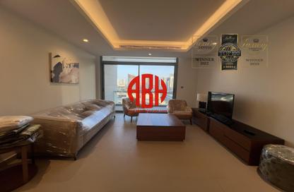 Apartment - 1 Bedroom - 2 Bathrooms for rent in Lusail Marina Heights - Marina District - Lusail