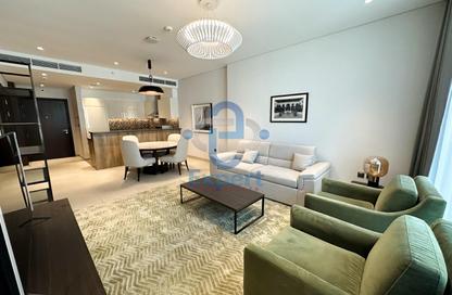 Apartment - 1 - 2 for rent in Lusail Marina Heights - Marina District - Lusail