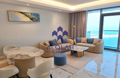 شقة - غرفة نوم - 2 حمامات للايجار في لوسيل ريسيدينس - منطقة المارينا - الوسيل