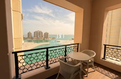 Apartment - 1 Bedroom - 2 Bathrooms for rent in Viva East - Viva Bahriyah - The Pearl Island - Doha
