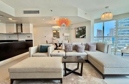 Apartment - 2 Bedrooms - 3 Bathrooms for rent in Burj DAMAC Marina - Marina District - Lusail