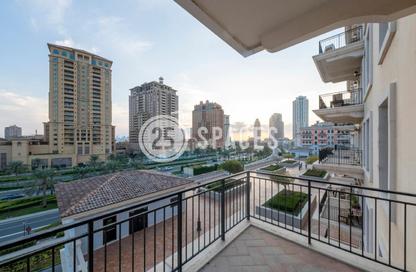 Apartment - 3 Bedrooms - 4 Bathrooms for rent in Nobili - Qanat Quartier - The Pearl Island - Doha