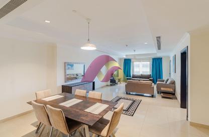شقة - غرفة نوم - 2 حمامات للايجار في طريق بورتو الشرقي - بورتو أرابيا - جزيرة اللؤلؤة - الدوحة