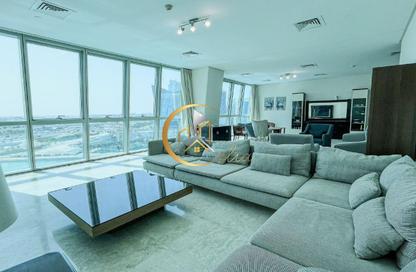 Apartment - 3 Bedrooms - 5 Bathrooms for rent in Zig Zag Tower A - Zig Zag Towers - West Bay - Doha