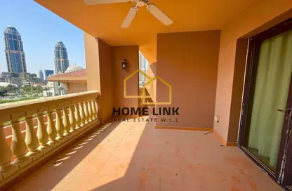 Apartment - 1 Bedroom - 2 Bathrooms for rent in West Porto Drive - Porto Arabia - The Pearl Island - Doha