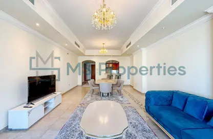 Apartment - 2 Bedrooms - 3 Bathrooms for rent in East Porto Drive - Porto Arabia - The Pearl Island - Doha