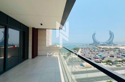 Apartment - 1 Bedroom - 1 Bathroom for rent in Lusail Marina Heights - Marina District - Lusail