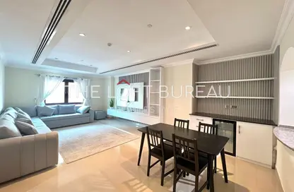 Apartment - 1 Bedroom - 2 Bathrooms for rent in East Porto Drive - Porto Arabia - The Pearl Island - Doha