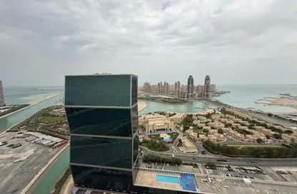 Apartment - 2 Bedrooms - 4 Bathrooms for rent in Zig Zag Tower B - Zig Zag Towers - West Bay - Doha