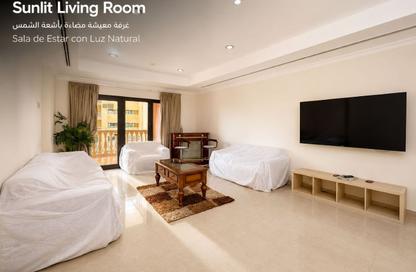 Apartment - 1 Bedroom - 2 Bathrooms for rent in East Porto Drive - Porto Arabia - The Pearl Island - Doha