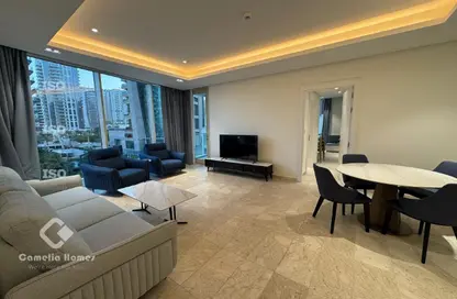 Apartment - 2 Bedrooms - 3 Bathrooms for rent in Lusail Marina Heights - Marina District - Lusail