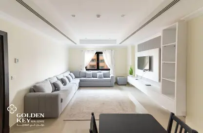 Apartment - 1 Bedroom - 2 Bathrooms for rent in West Porto Drive - Porto Arabia - The Pearl Island - Doha