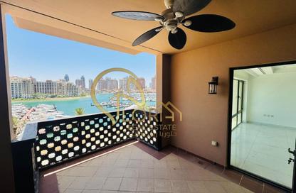 Apartment - 1 Bedroom - 2 Bathrooms for rent in East Porto Drive - Porto Arabia - The Pearl Island - Doha