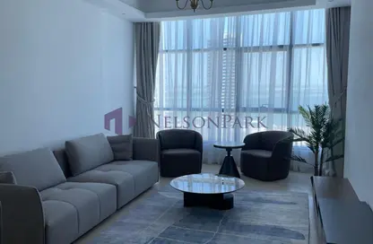 Apartment - 2 Bedrooms - 2 Bathrooms for rent in Lusail Marina Heights - Marina District - Lusail