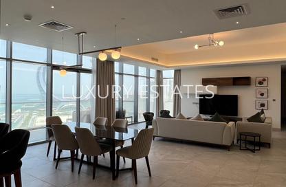 Duplex - 4 Bedrooms - 7 Bathrooms for rent in Lusail Marina Heights - Marina District - Lusail Duplex - 4 Bedrooms - 7 Bathrooms for rent in Lusail Marina Heights - Marina District - Lusail