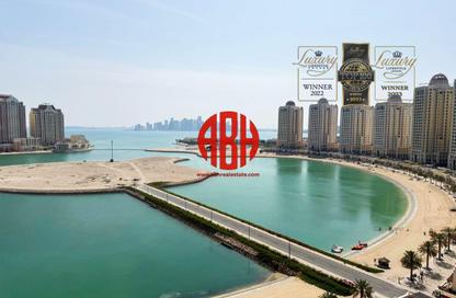Apartment - 2 Bedrooms - 2 Bathrooms for rent in Viva West - Viva Bahriyah - The Pearl Island - Doha