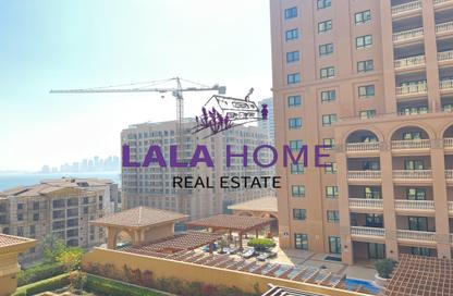 Apartment - 1 Bedroom - 2 Bathrooms for rent in East Porto Drive - Porto Arabia - The Pearl Island - Doha