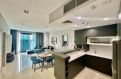 Apartment - 1 Bedroom - 2 Bathrooms for rent in Lusail Marina Heights - Marina District - Lusail