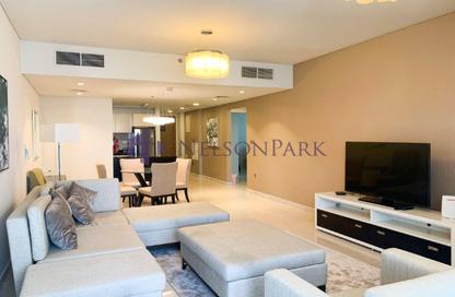 Apartment - 2 Bedrooms - 3 Bathrooms for rent in Lusail Marina Heights - Marina District - Lusail