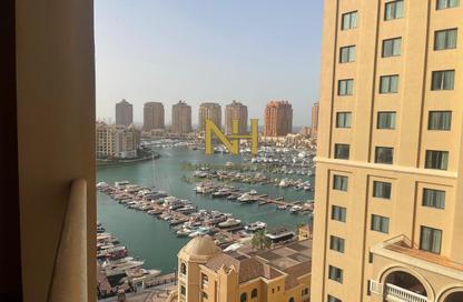 Apartment - 1 Bedroom - 2 Bathrooms for rent in East Porto Drive - Porto Arabia - The Pearl Island - Doha