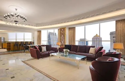 Hotel Apartments - 4 Bedrooms - 4 Bathrooms for rent in Diplomatic Street - West Bay - Doha