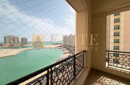 Apartment - 2 Bedrooms - 3 Bathrooms for rent in Viva West - Viva Bahriyah - The Pearl Island - Doha