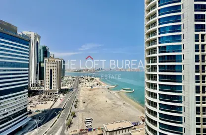 شقة - 3 غرف نوم - 4 حمامات للايجار في برج وست باي - الخليج الجنوبي - الخليج الغربي - الدوحة