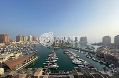 شقة - 2 غرف نوم - 3 حمامات للبيع في طريق بورتو الغربي - بورتو أرابيا - جزيرة اللؤلؤة - الدوحة