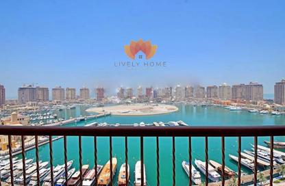 Apartment - 2 Bedrooms - 3 Bathrooms for sale in East Porto Drive - Porto Arabia - The Pearl Island - Doha
