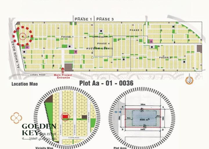 Huzoom, Lusail  Prime Corner Land Plot – Limited!