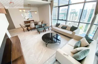 Apartment - 2 Bedrooms - 2 Bathrooms for rent in Lusail Marina Heights - Marina District - Lusail