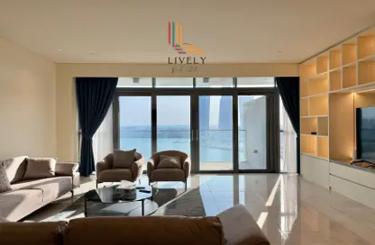 Apartment - 2 Bedrooms - 4 Bathrooms for rent in Seef Lusail Tower 1 - Seef Lusail - Lusail City - Lusail