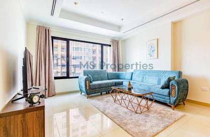 Apartment - 1 Bedroom - 2 Bathrooms for sale in East Porto Drive - Porto Arabia - The Pearl Island - Doha Apartment - 1 Bedroom - 2 Bathrooms for sale in East Porto Drive - Porto Arabia - The Pearl Island - Doha
