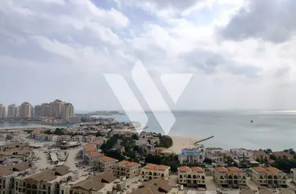 شقة - غرفة نوم - 2 حمامات للايجار في طريق بورتو الشرقي - بورتو أرابيا - جزيرة اللؤلؤة - الدوحة