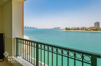 Apartment - 2 Bedrooms - 3 Bathrooms for rent in Viva East - Viva Bahriyah - The Pearl Island - Doha