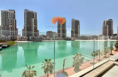 شقة - 2 غرف نوم - 4 حمامات للايجار في كريستال ريزيدنس - جزيرة جيوان - جزيرة اللؤلؤة - الدوحة